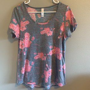 LuLaRoe Floral Classic T